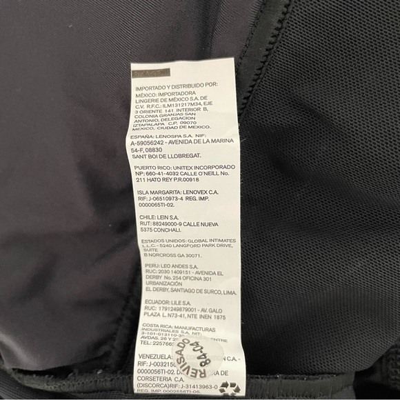 New! Leonisa shapeware sculpting belted black one piece swimsuit 37780 - Picture 6 of 8